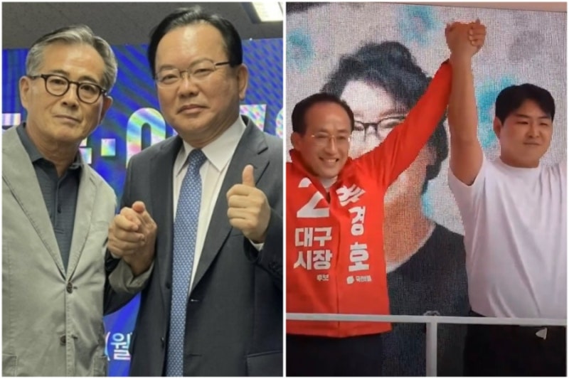 "아버지는 김부겸, 형은 추경호" 삼성라이온즈 구자욱 가족의 엇갈린 정치행보 화제