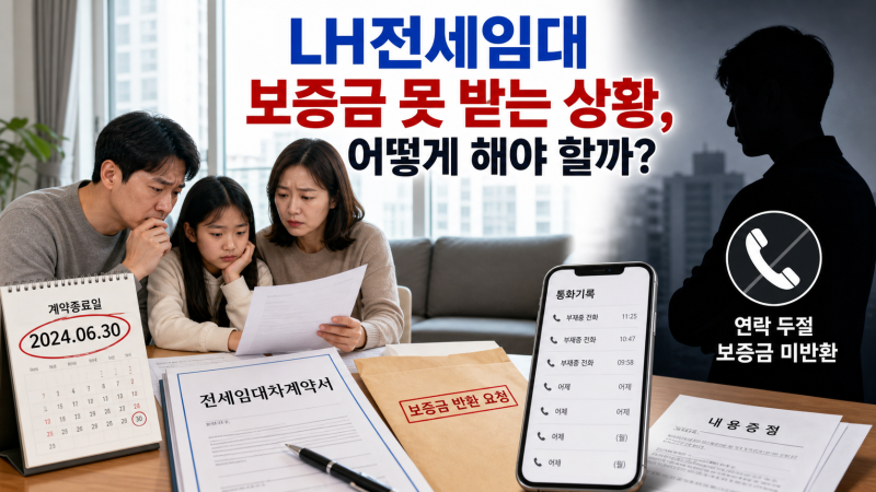 보증금 반환 확약서도 안 써주는 집주인 LH전세임대는 이렇게 대응