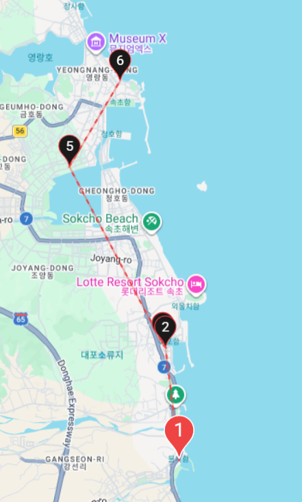  [속초 맛집] 신기루 - 속초 가서 바닷가보다 식당가 많이 갔기루 코스 완벽 분석 (지도/타임라인 총정리)