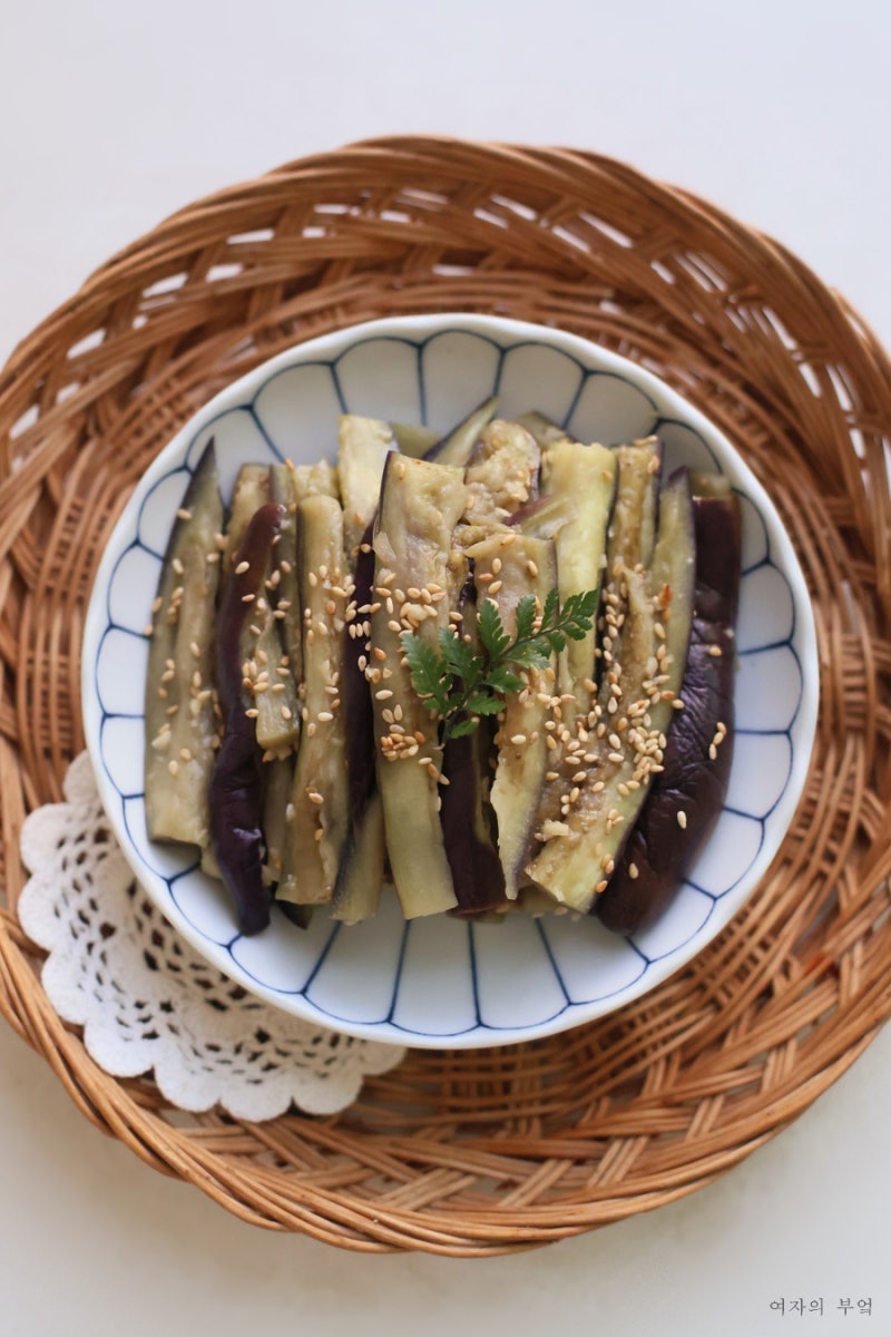 찐 가지무침 레시피 양념 가지찜 가지나물무침