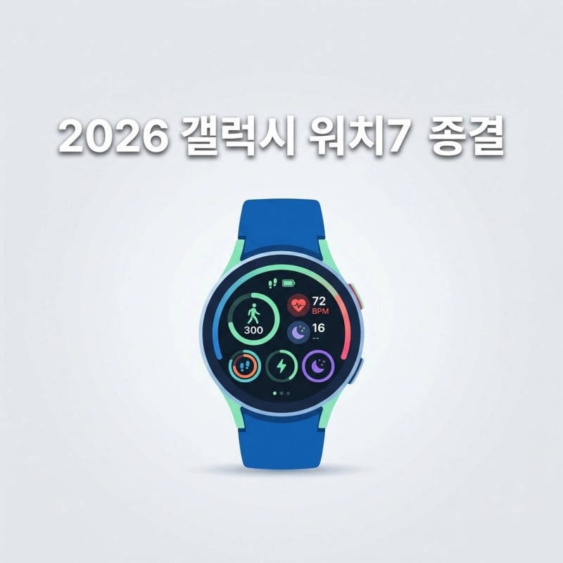 2026년형 갤럭시 워치7 핵심 스펙 총정리, 지금 당장 고민을 끝낼 3가지