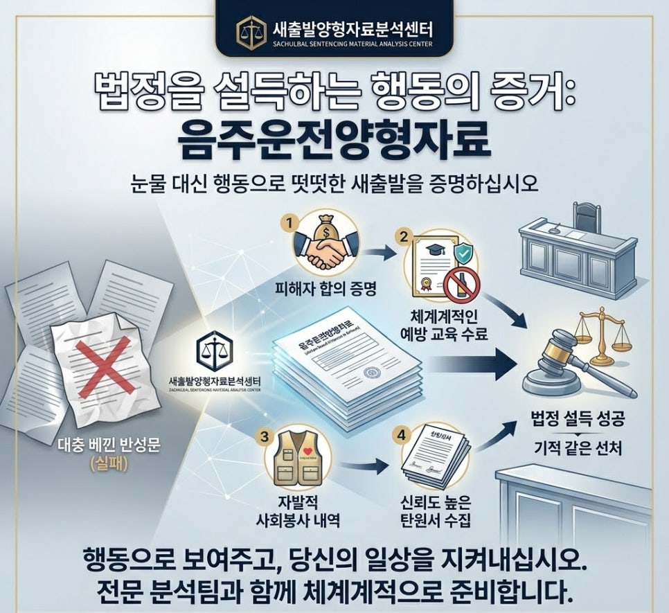 음주운전양형자료 재범방지교육센터 총정리