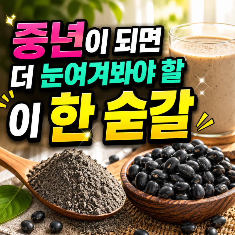 밥에 넣어 먹던 서리태효능, 검은콩가루효능 까지 제대로 보기