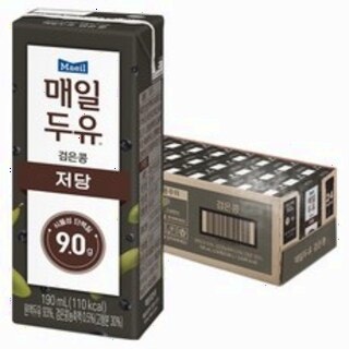  매일두유 검은콩 190ml 24개 - 고소한 한끼 영양식