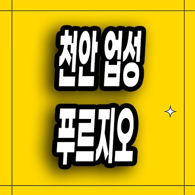  천안 업성동 미분양아파트 업성지구 푸르지오 분양가 선착순 줍줍