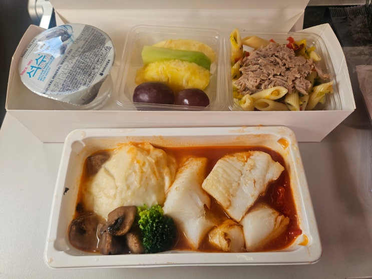  아시아나 일본 오키나와 좌석 기내식 글루텐 제한식 해산물식