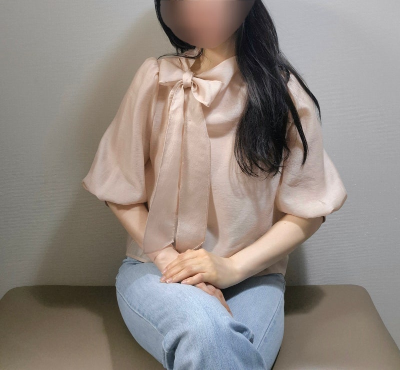 여름 하객룩 추천!! 라인어디션 리본타이 블라우스_29cm 체험단 솔직 후 기