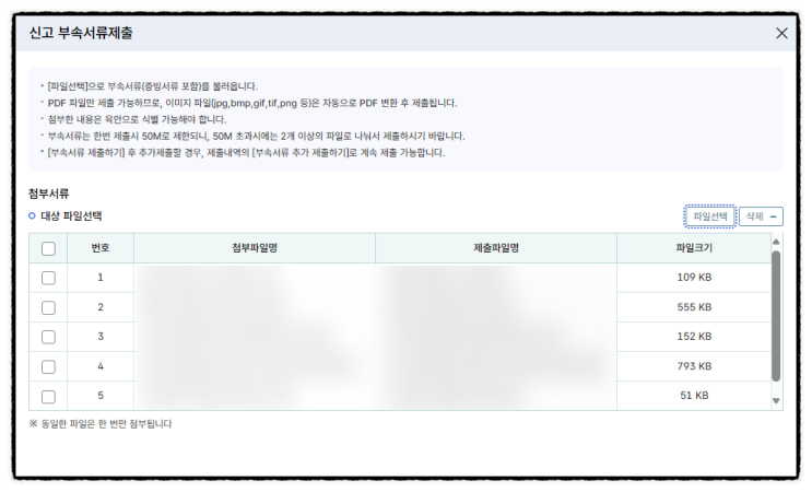  종합소득세 신고 외국납부세액, 소득세 수정 후 신고부속서류 첨부방법
