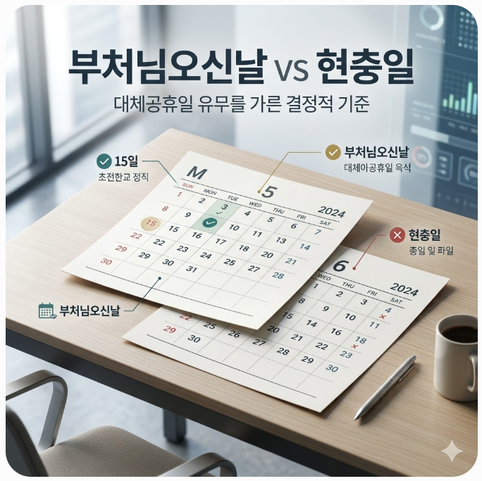  부처님오신날 vs 현충일 대체공휴일 유무를 가른 결정적 기준이라는데