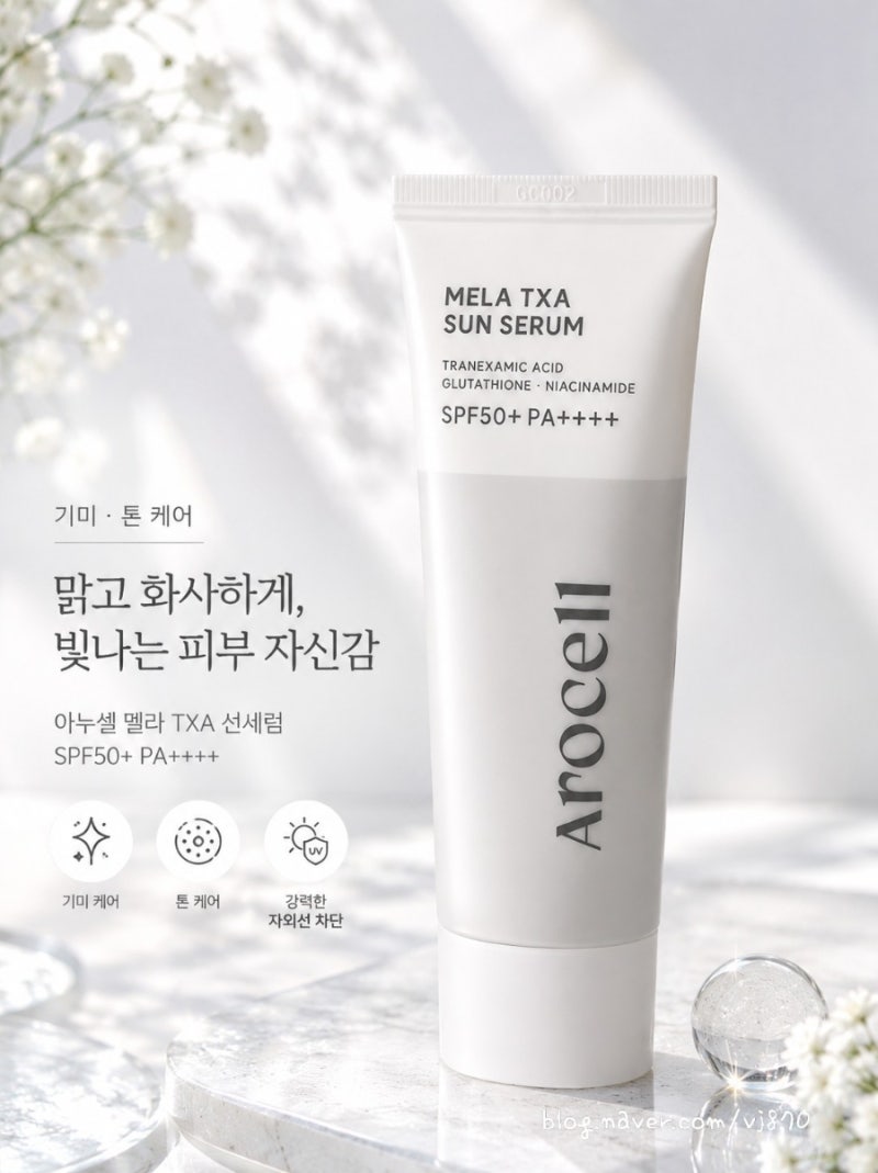 아로셀 멜라 TXA 선세럼 사용 후기