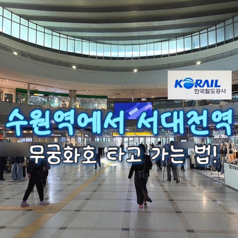 How to Get from Suwon Station to Seodaejeon Station: Mugunghwa Train Review!