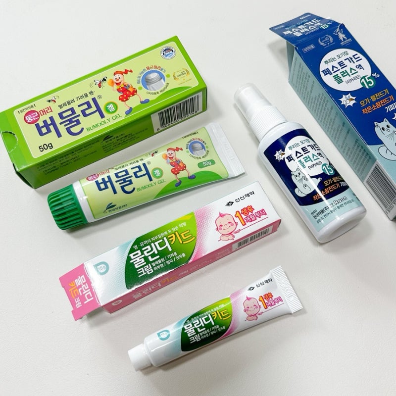 아기 모기약 버물리 언제부터 모기 기피제 신생아 3개월 6개월 물린디 모기연고