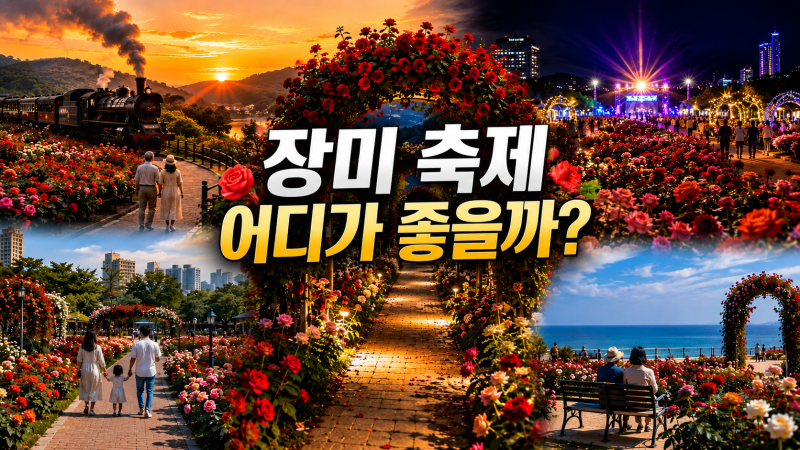 “장미축제 어디가 제일 좋았냐고 묻는다면 조금 고민됩니다” 곡성·울산·부천·삼척 직접 ....
