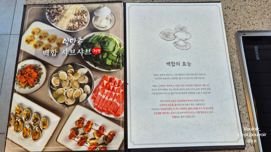 일만호백합샤브샤브 사진 2