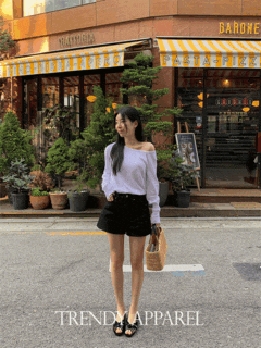  마르텔 데님 숏 팬츠 - 시원하고 자유로운 데일리 쇼츠