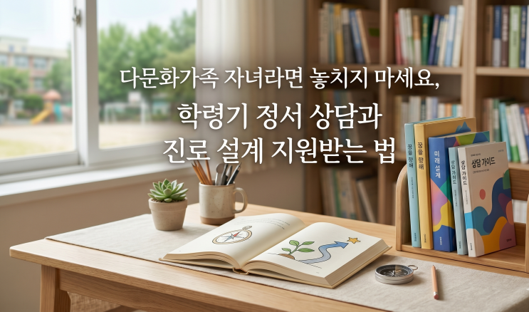  다문화가족 자녀라면 놓치지 마세요, 학령기 정서 상담과 진로 설계 지원받는 법