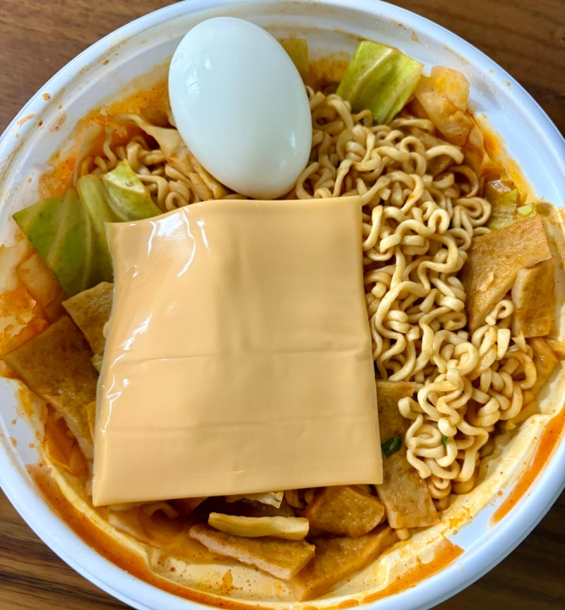 왕뚜껑 국물라볶이 조리법 조합 꿀팁