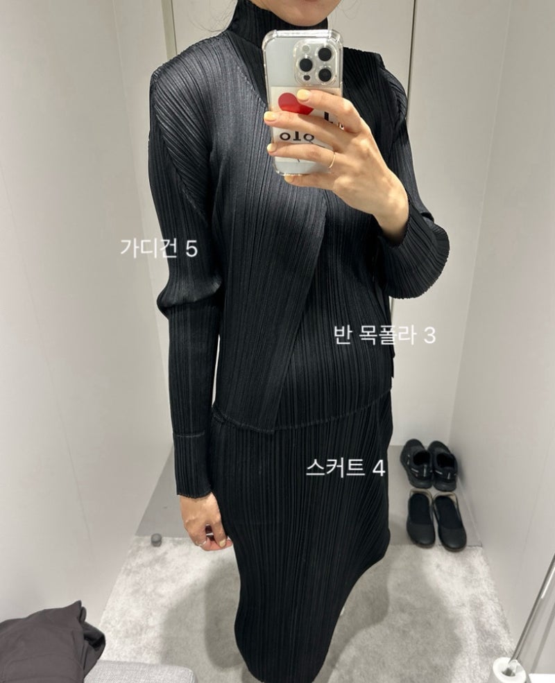 일본 이세이 미야케 플리츠 플리즈 사이즈 후기 & 나고야 사카에 미츠코시 백화점 3층 플리....