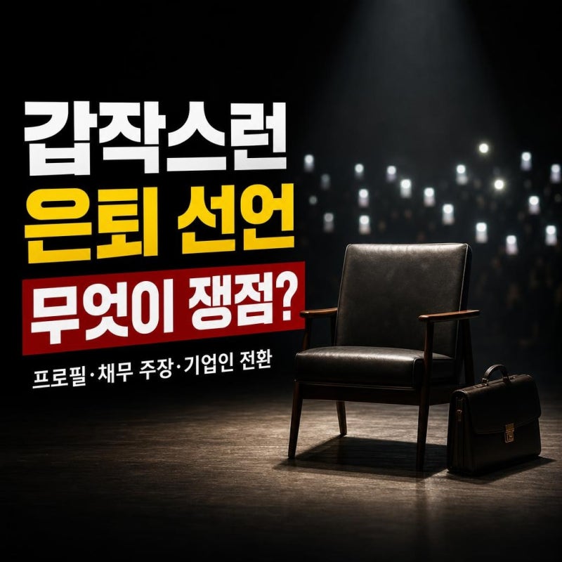 장동주 은퇴 논란 한눈에 정리: 프로필·채무 주장·기업인 전환까지 꼭 확인할 점