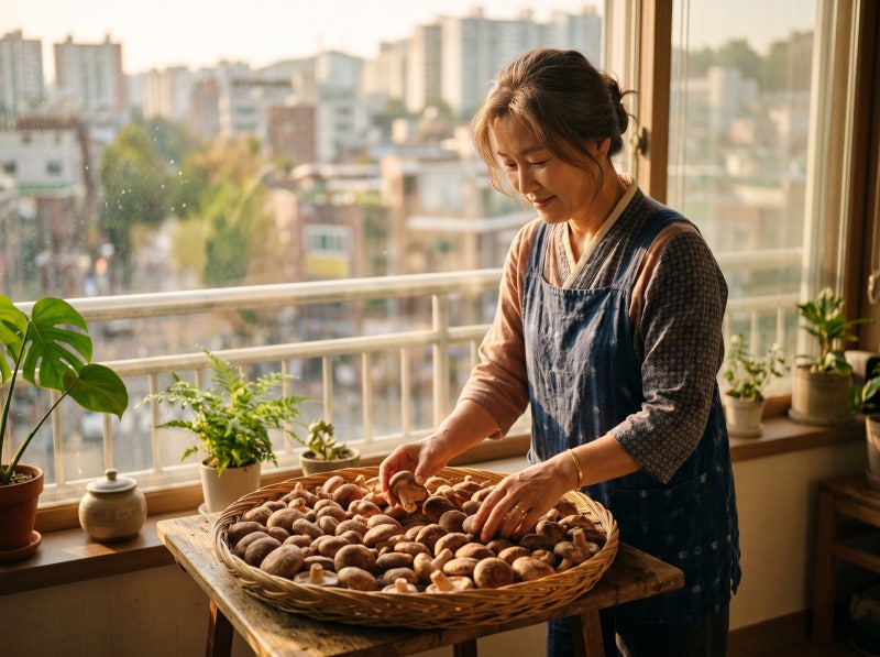요즘 제철인 표고버섯, 그냥 먹기엔 비타민D가 너무 아깝지 않나요? 집에서 제대로 즐기는 꿀....
