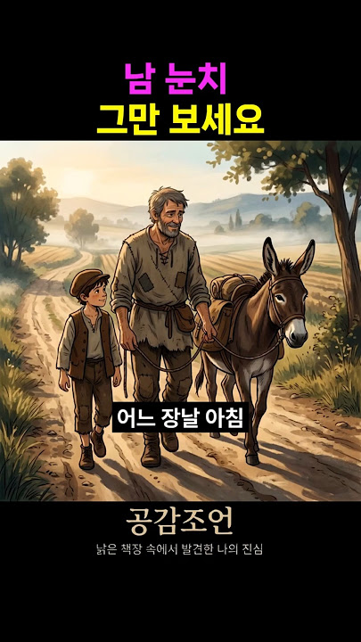 남의 눈치만 보며 사는 사람이 결국 마주하게 될 비참한 결말