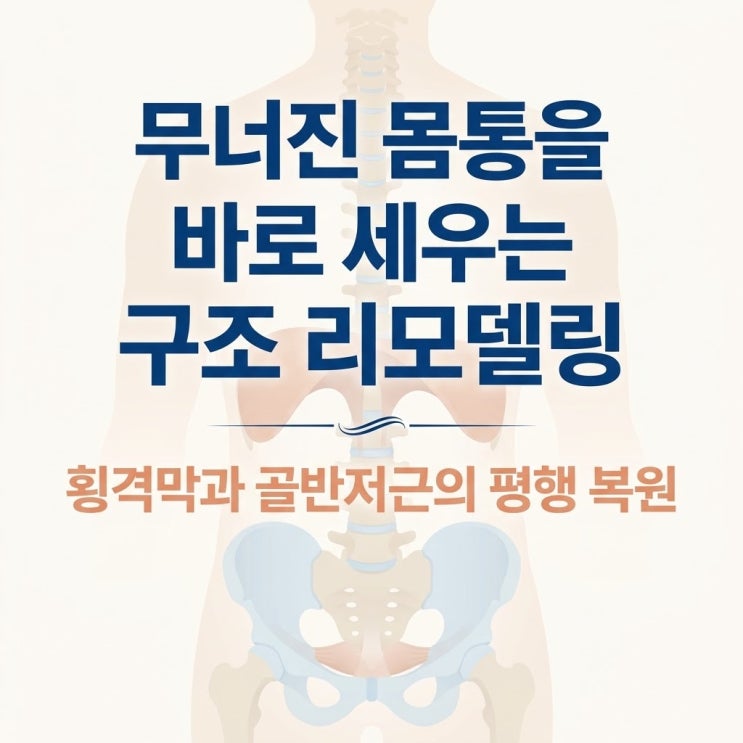  만성질환의 끝, 횡격막과 골반을 맞추는 전신 구조 리모델링 (완결)