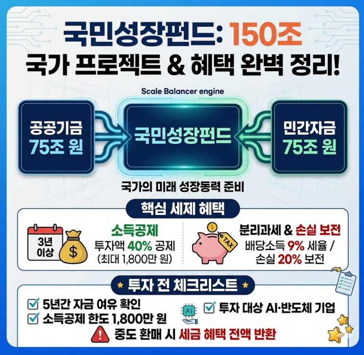  국민성장펀드 핫이슈 요약! 폭발적인 인기 이유와 가입조건 가이드 [첫 날 완판!]