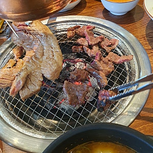 [안성] 비봉산화로구이-점심특선(갈비살정식, 양념돼지구이정식)