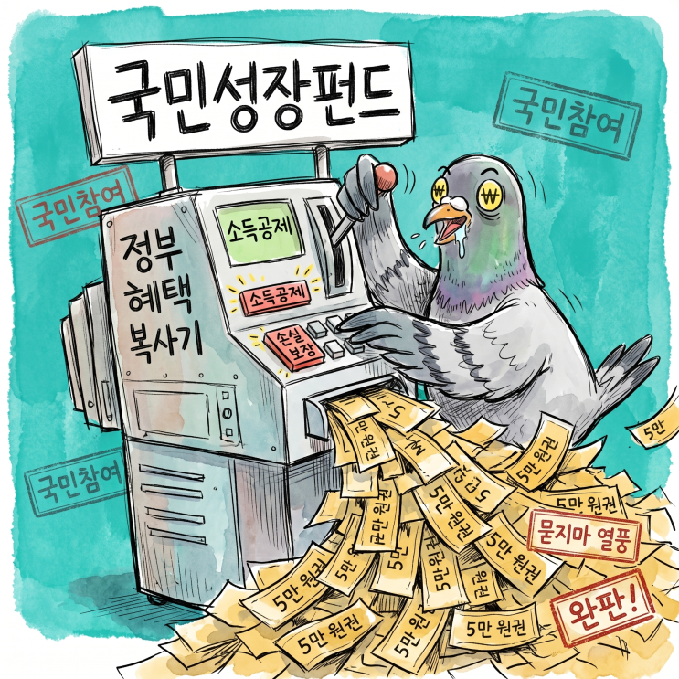 "<b>정부</b>가 돈 복사해줌?" 묻지마 국민성장펀드 열풍