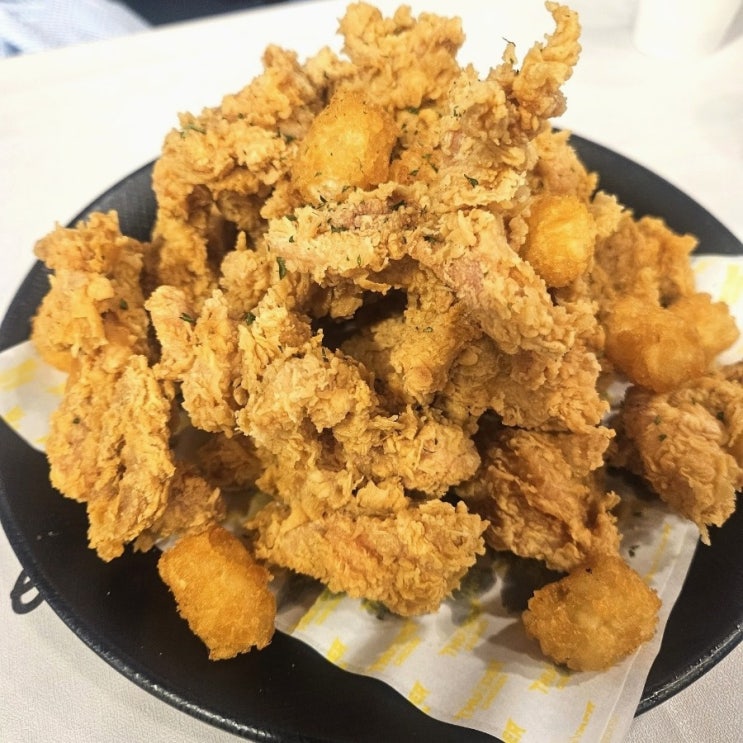  인천 주안 치킨 맛집 썬더치킨 주안남부역점 크리스피치킨 후기｜메뉴, 주차정보
