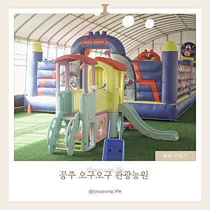 공주 종일권 키즈카페 오구오구관광농원 물놀이도 가능