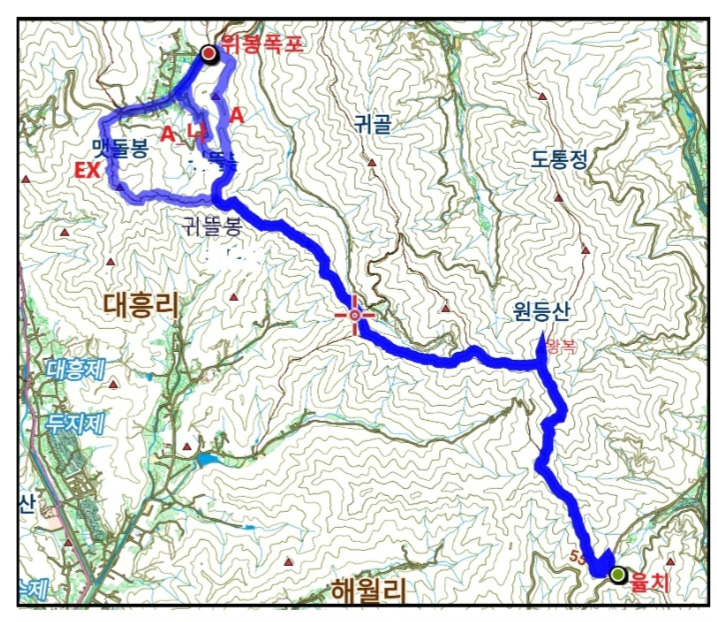 원등사계곡 사진 2
