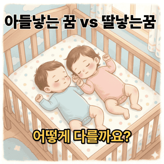  아들 낳는 꿈 vs 딸 낳는 꿈 서로 다른 의미와 해몽