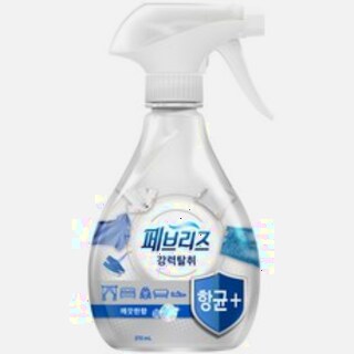  페브리즈 항균플러스 섬유탈취제 깨끗한향 본품 370ml - 뿌리는 항균 케어