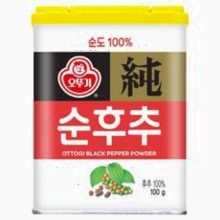  오뚜기 순후추 100g 하나만 있어도 요리 완성 - 깔끔한 고소한 풍미
