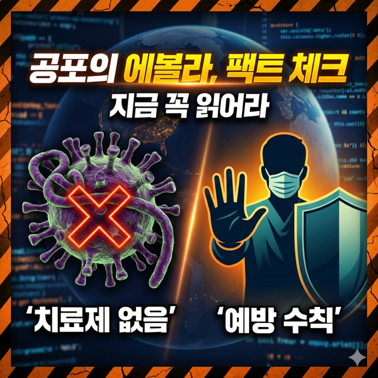  백신 없는 에볼라 변종 확산? 지금 꼭 알아야 할 팩트 체크와 생존 수칙