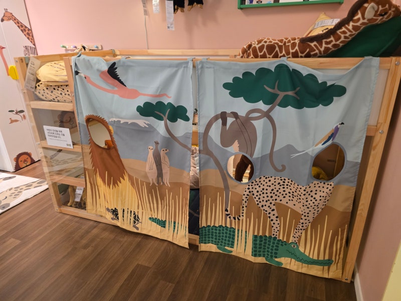 아이 아지트 추천! 1석 2조 이케아 2층 양면침대 쿠라