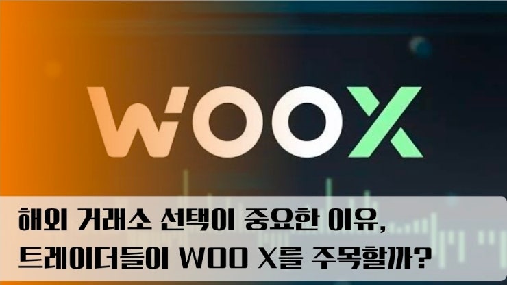  해외 거래소 선택이 중요한 이유, 왜 많은 트레이더들이 WOO X를 주목할까?