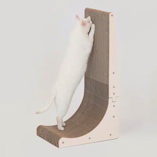  고양이 스크래쳐 대형 - 긴 몸도 쭉 뻗는 수직 타입 기본