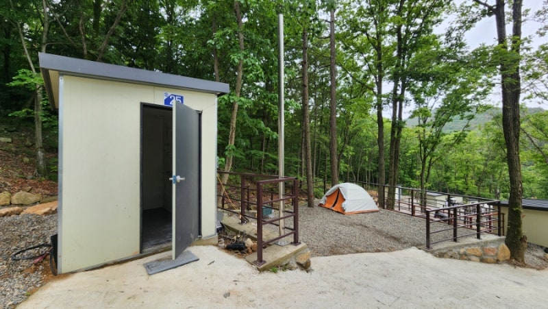 경주 라포레 캠핑장 숲속뷰와 새소리 맛집 첨성대 25번 사이트 후기