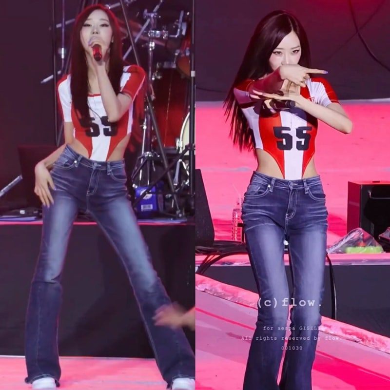 260522 aespa Giselle's Korea University Festival Outfit Info: Jeans and Pants