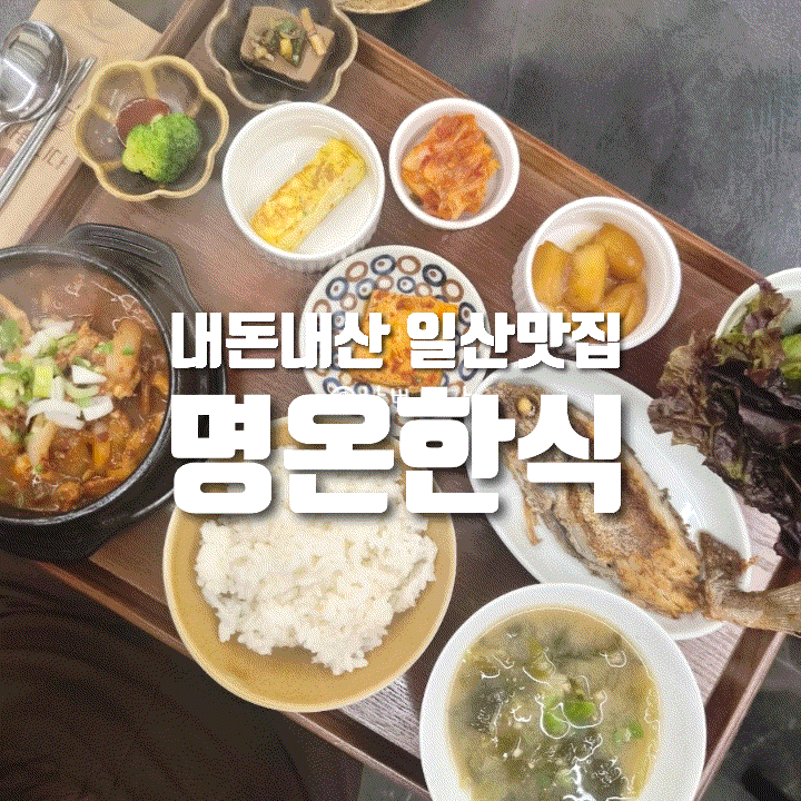  [내돈내산] 정갈한 한끼 식사 일산 맛집 추천 '명온한식'