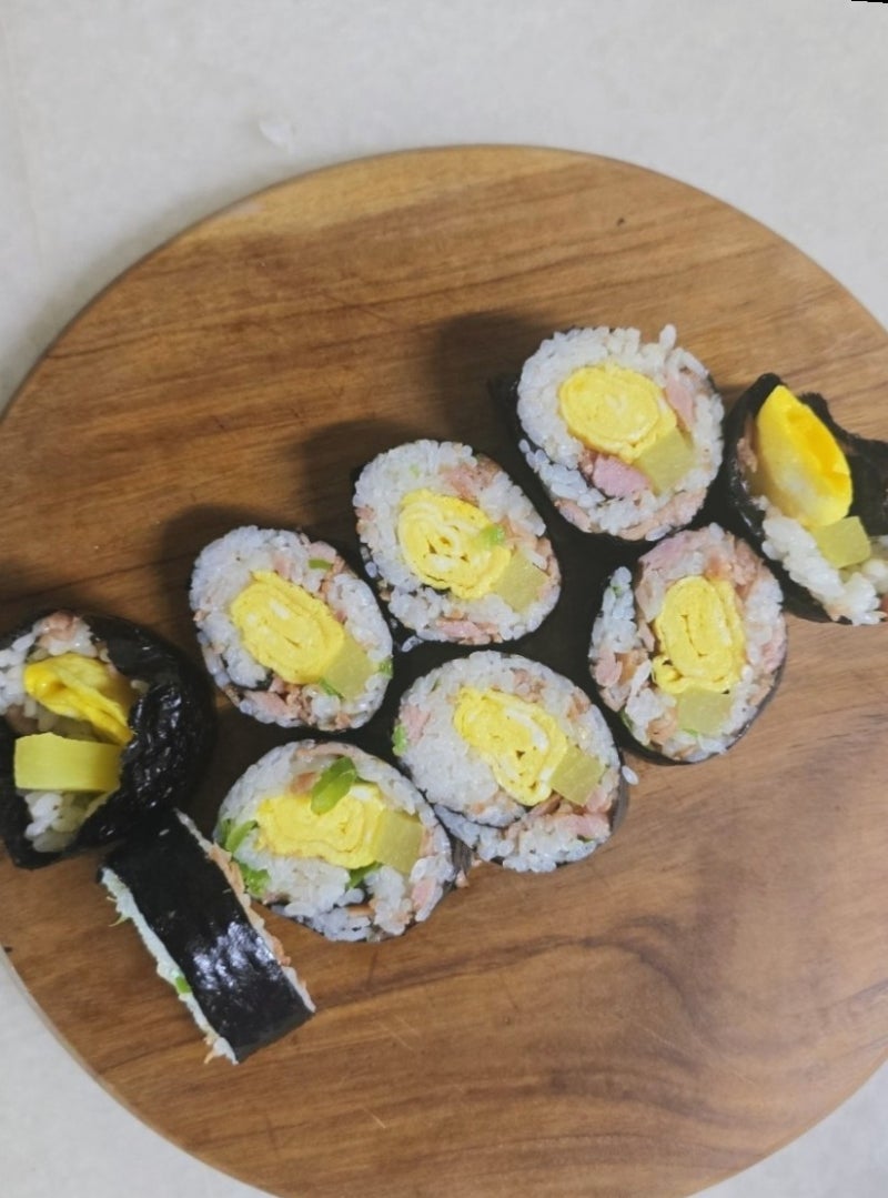 청양스팸김밥 레시피 스팸 땡초김밥 만드는 법 간단 김밥 만들기