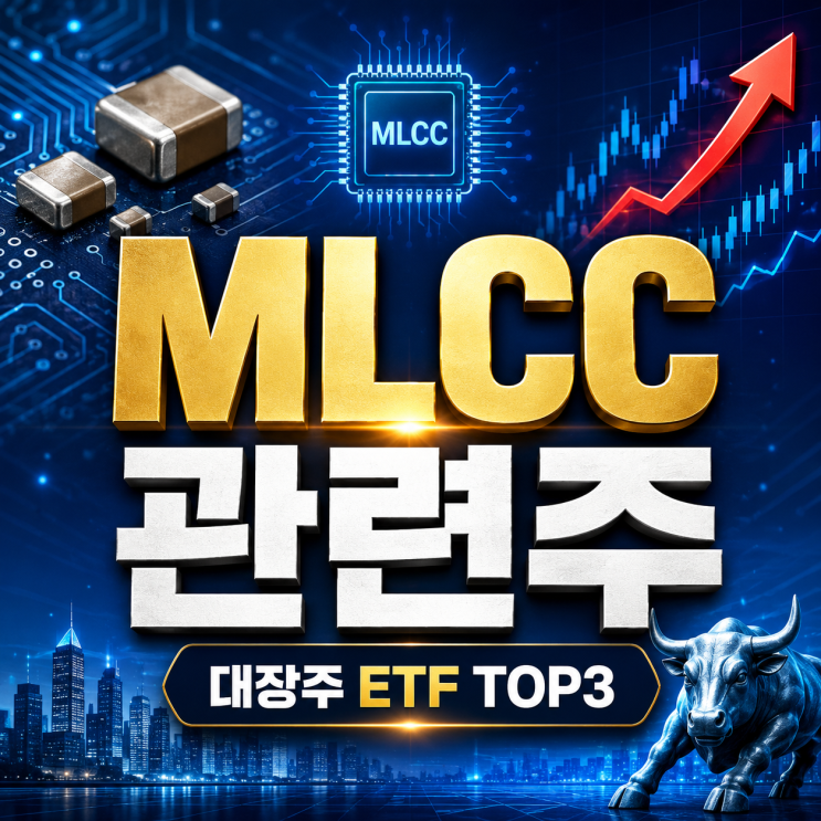  MLCC 관련주 대장주 ETF TOP3 정리 삼성전기 비중이 핵심!