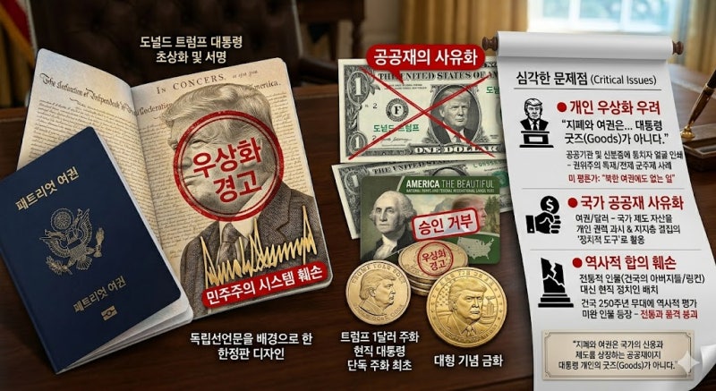 [세계 이슈] 트럼프 여권과 트럼프 달러, 미국 공공재 사유화 논란 총정리...!