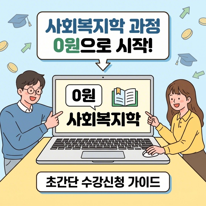  2026 경남 평생교육이용권 신청하고 평생교육원 사회복지학 수강하는 방법