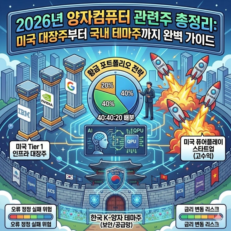  2026년 양자컴퓨터 관련주 총정리: 미국 대장주부터 국내 테마주까지 완벽 가이드