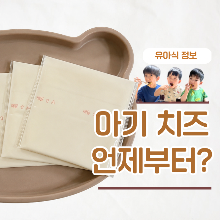  아기치즈 언제부터 먹나요 6개월 7개월 먹는 시기와 양 총정리