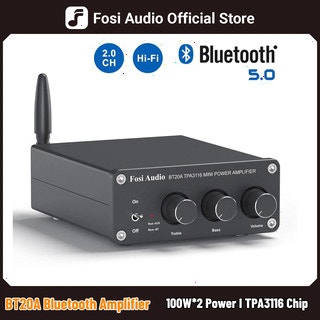  Fosi Audio BT20A 블루투스 앰프 - 소형 공간을 채우는 강력한 HiFi 사운드