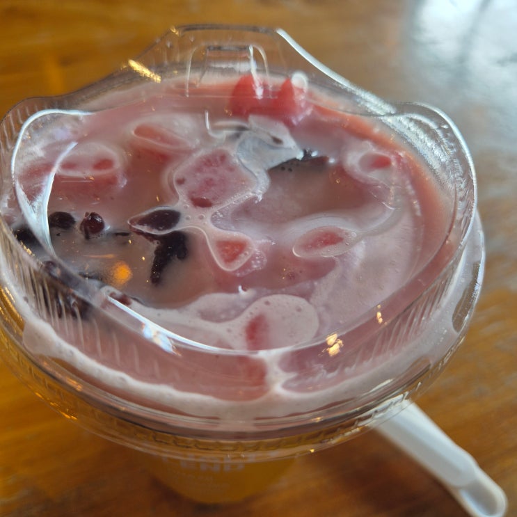  컴포즈 신메뉴 추천 연유수박팥빙 망고자몽요거빙